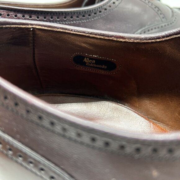 Allen Edmonds Men\'s Brown Leather Chester‎ Winthrop Oxfords Marlow Shoes 11.5 main image 5